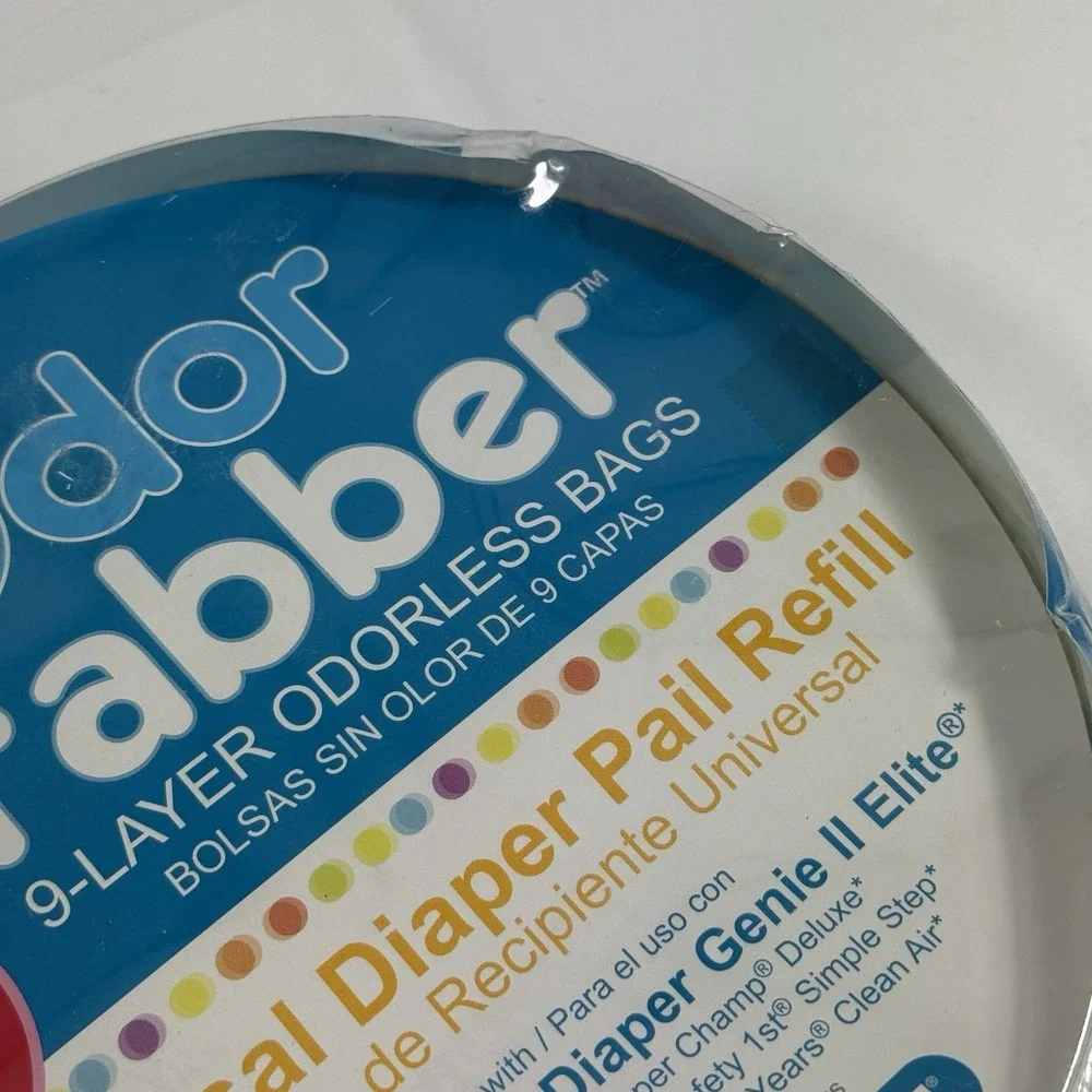 Odor Grabber Baby Trend 9-Layer Odorless Bags Diaper Pail Refill Universal